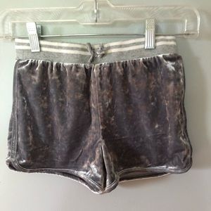 Velour shorts